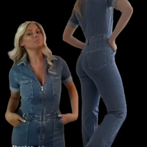 Mango denimjumpsuit  - Heej! Säljer min oanvända denimjumpsuit från mango 💙 stl S 