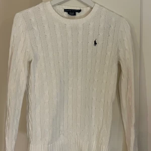Polo Ralph Lauren kabelstickad - Vit, storlek M (mer som en S)