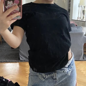 svart t-shirt - basic svart t-shirt. tror den är från h&m men är ej säker, frakt tillkommer!