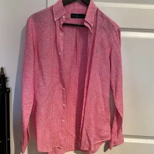 Ralph Lauren Polo skjorta  Rosa rutig, storlek XS
