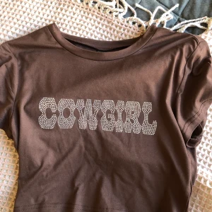 Brun t-shirt  - Budgivningen startar på 5kr + 30kr frakt! ✌🏻✌🏻