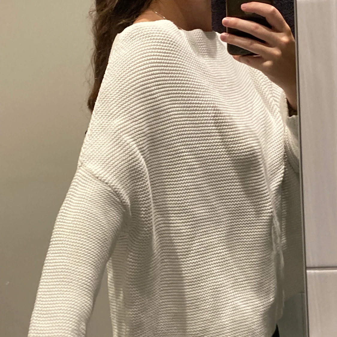 Stickad tjocktröja - 90