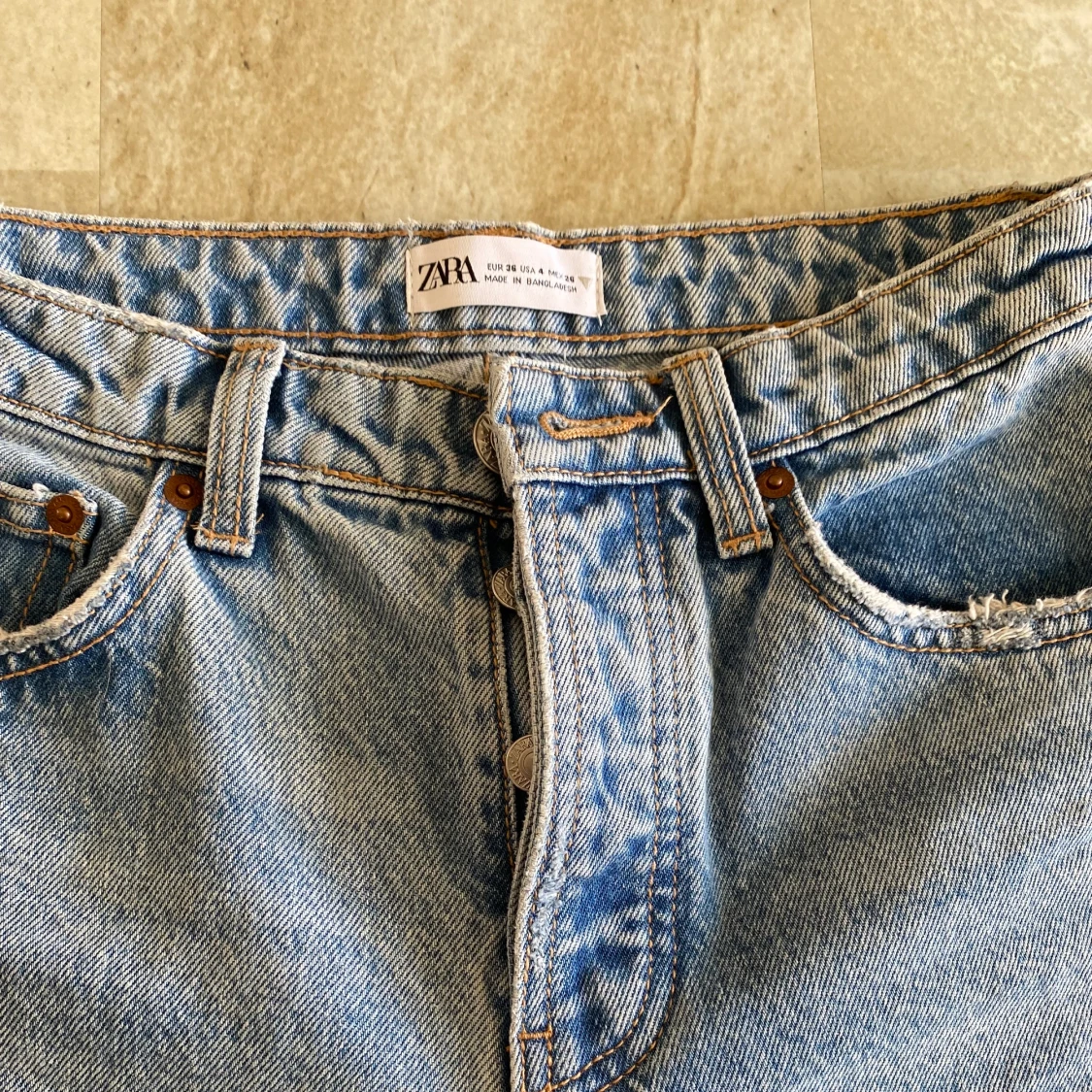 Zara straight jeans mid rise - 91