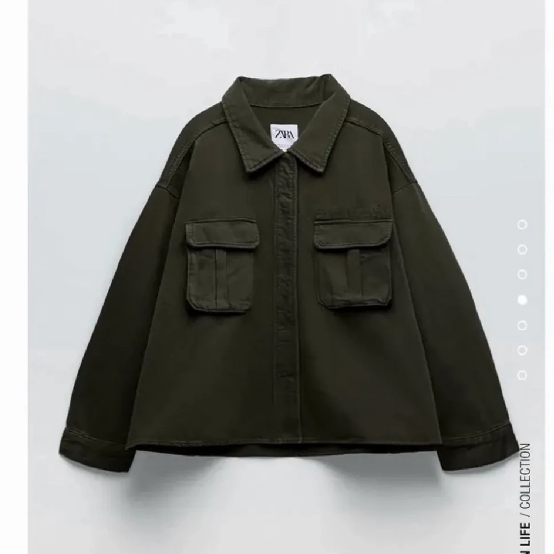 Grön zara jacka  - 90