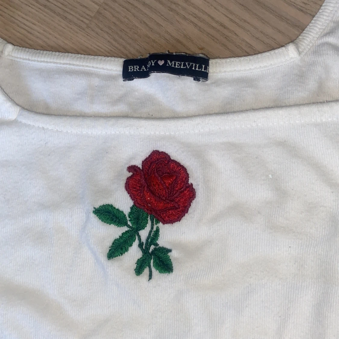 brandy melville linne med ros  - 90