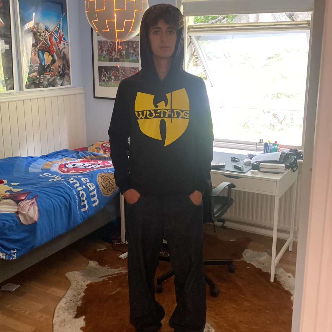 Wu tant clan hoodie storlek m - 91