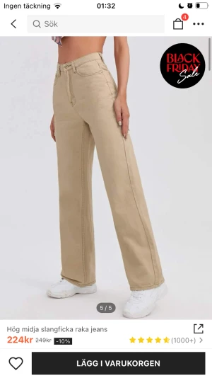 Shein jeans  - As snygga jeans från shein tyvärr så passar de inte mig längre har använt de ett par gånger!!❤️