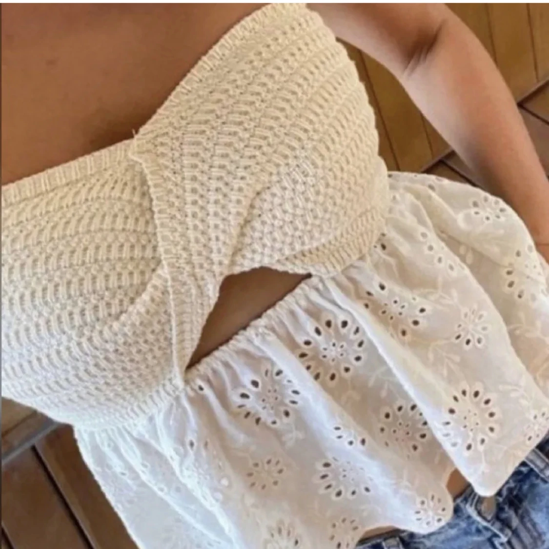 Söt bandoa topp från zara💕💕