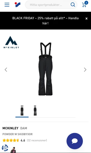 Oanvända skidbyxor från McKinley - Säljer mina helt oanvända skidbyxor från McKinley (köpta på Intersport).  Nypris 1200kr, säljer för 990✨ Kan skicka mer bilder privat!  När jag fick hem de var jag ivrig och tog bort prislappen direkt för att jag trodde att det var samma stlk som i butike