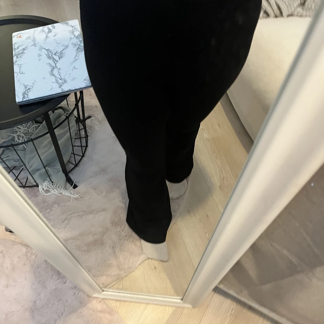 Svarta bootcut tights - 90