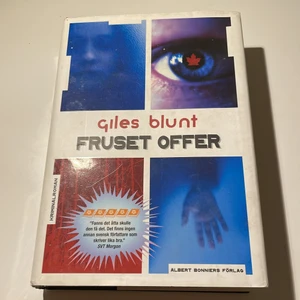 Fruset offer av qiles blunt - Fruset offer är en spännande kriminalbok om fyra tonåringar som försvinner i norra Kanada…. Mkt spännande 🥰