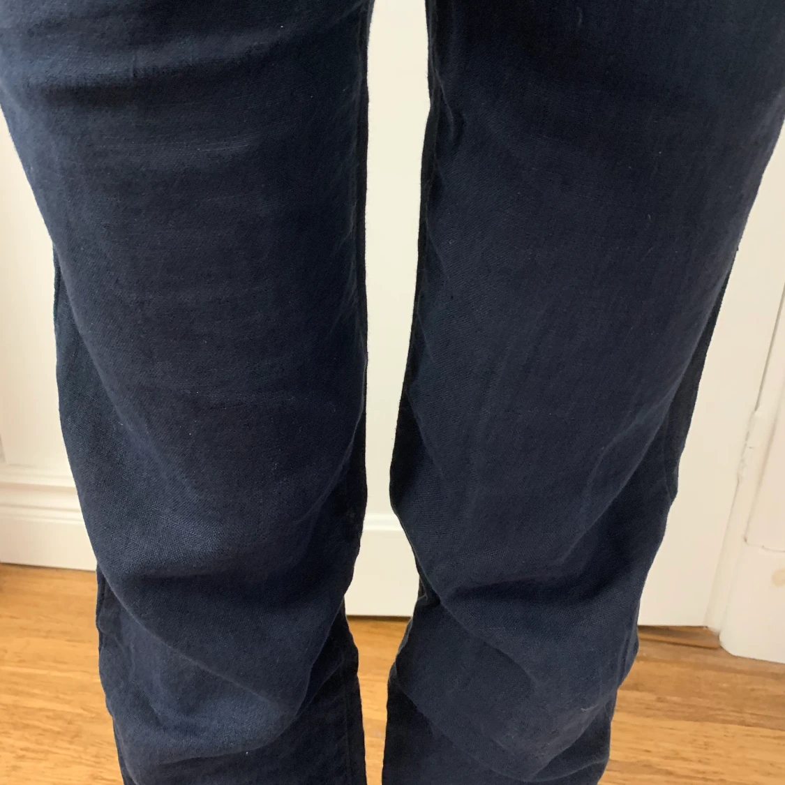 Lågmidjade Linnebyxor/ Kostymbyxor - 90