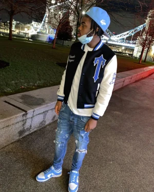 Trapstar varsity jacket - Helt ny Tags Digitalt kvitto finns Stl S men passar M  