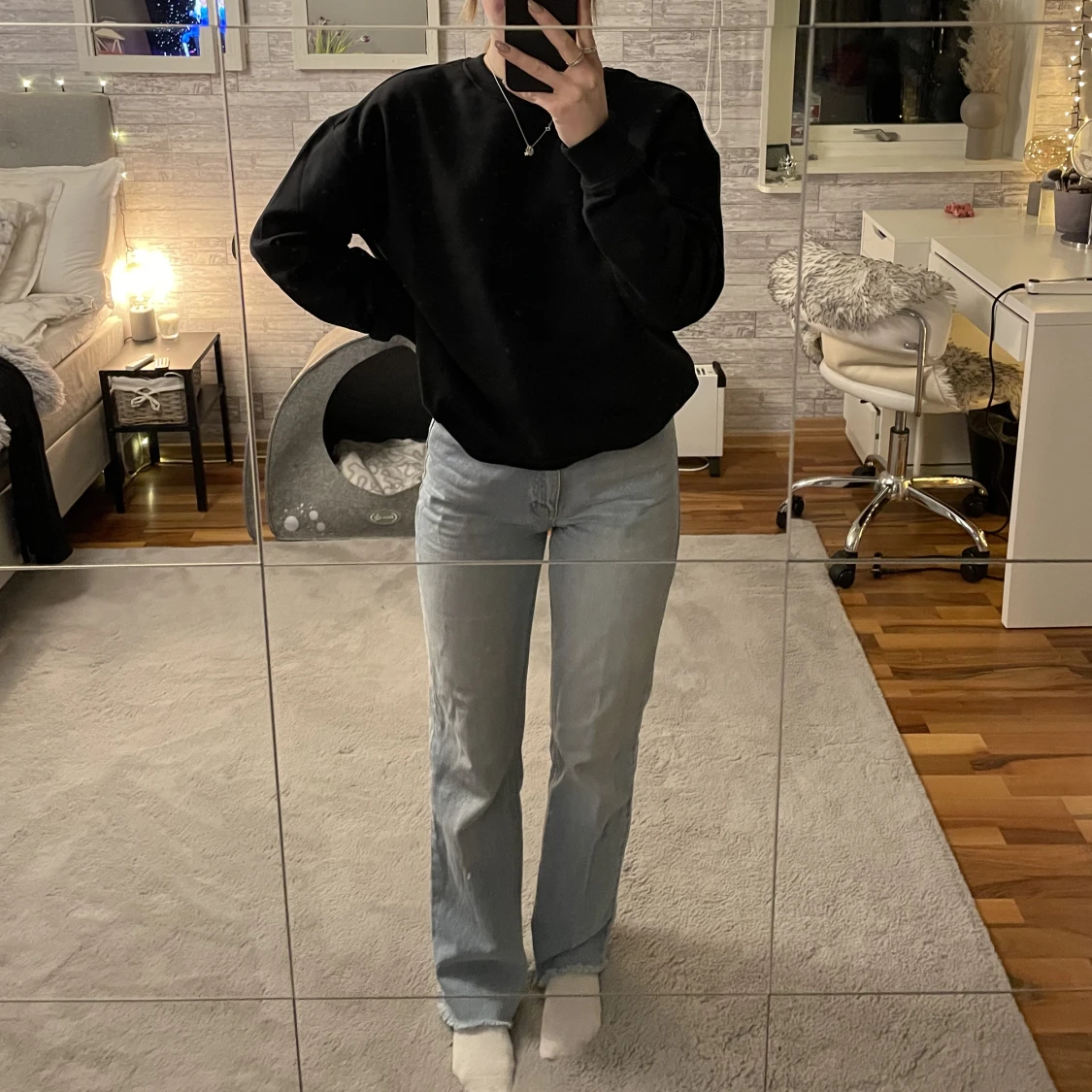 Ljusblå jeans  - 91