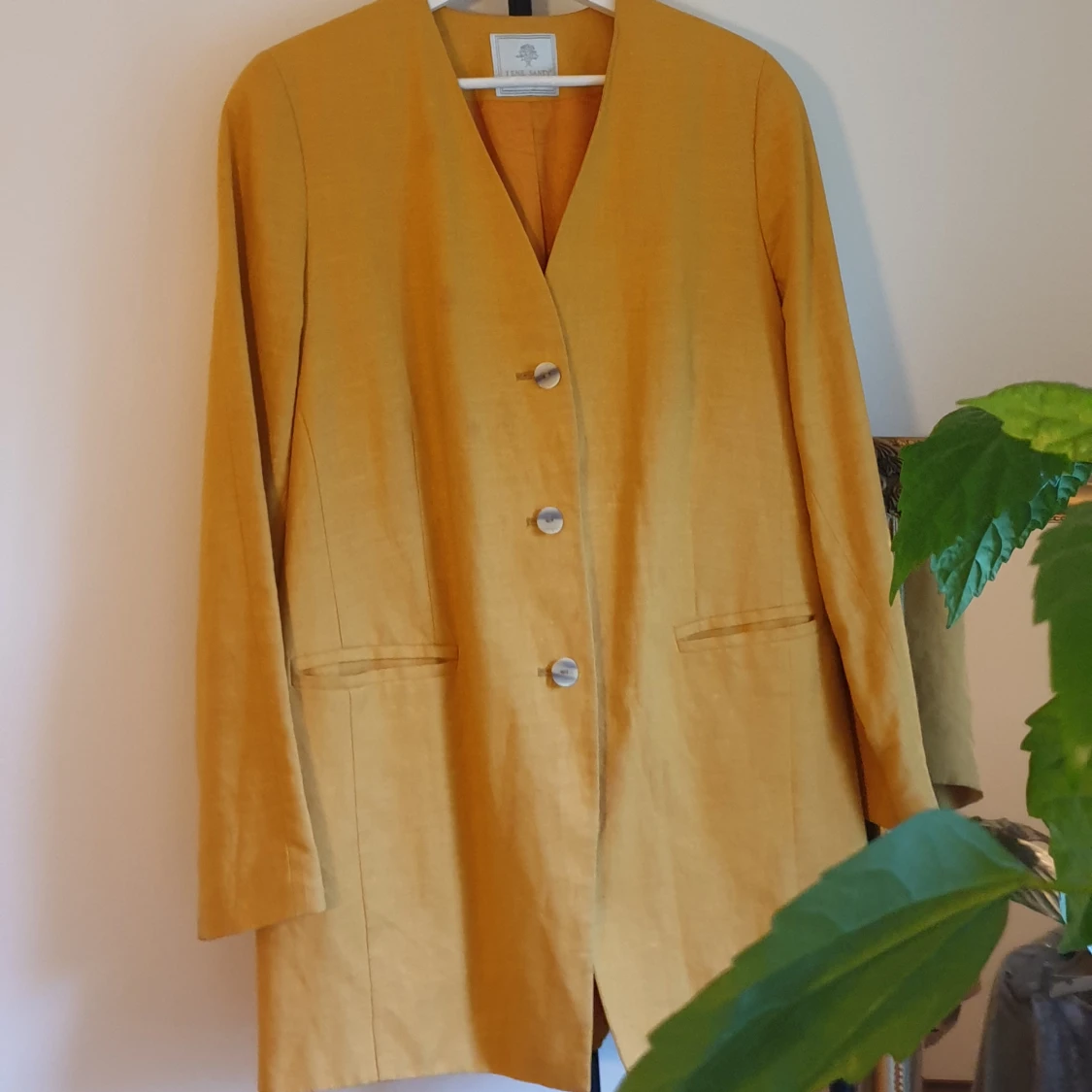 Vintage Linen Blazer