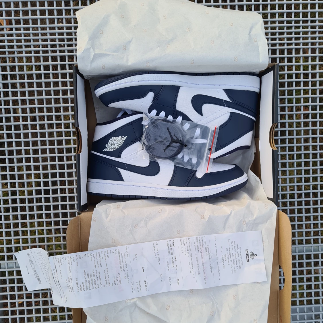 Jordan 1 mid "Obsidian" - 90