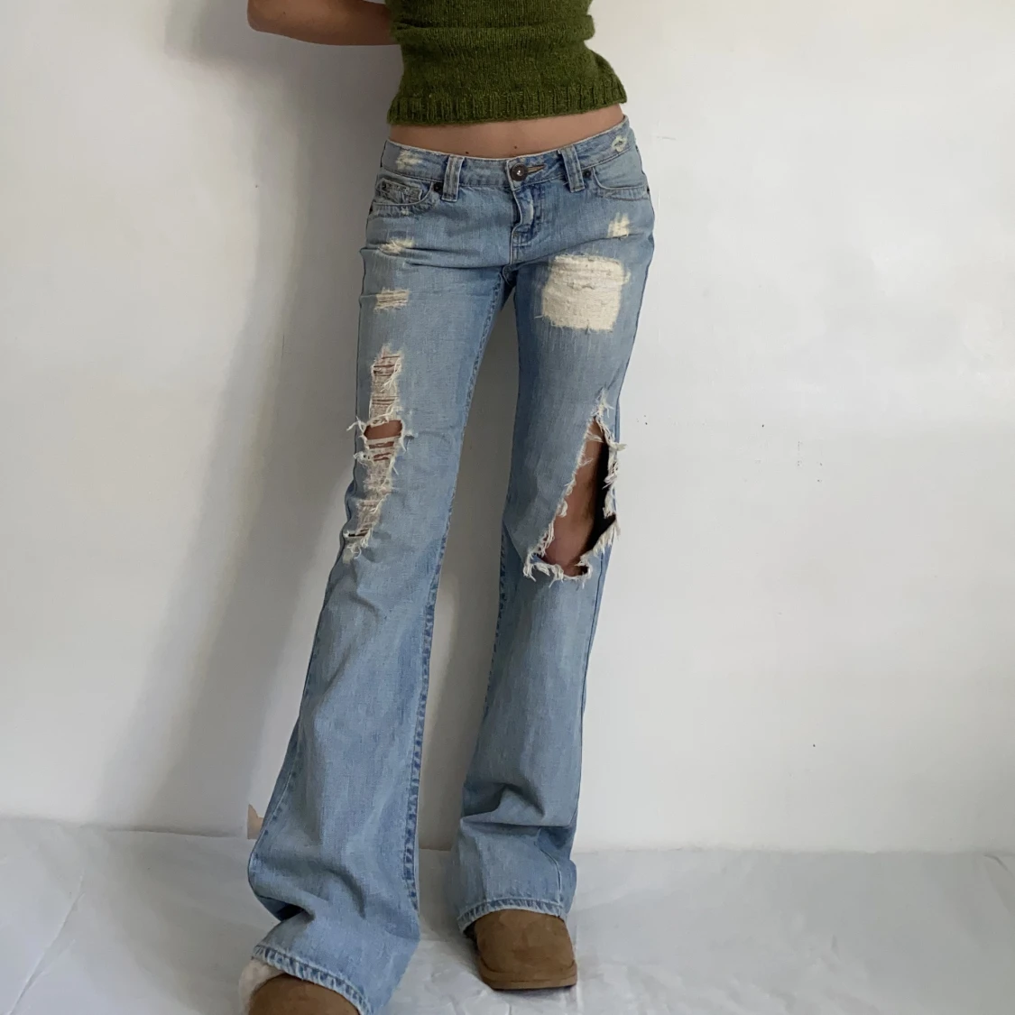 Lågmidjade jeans - 90