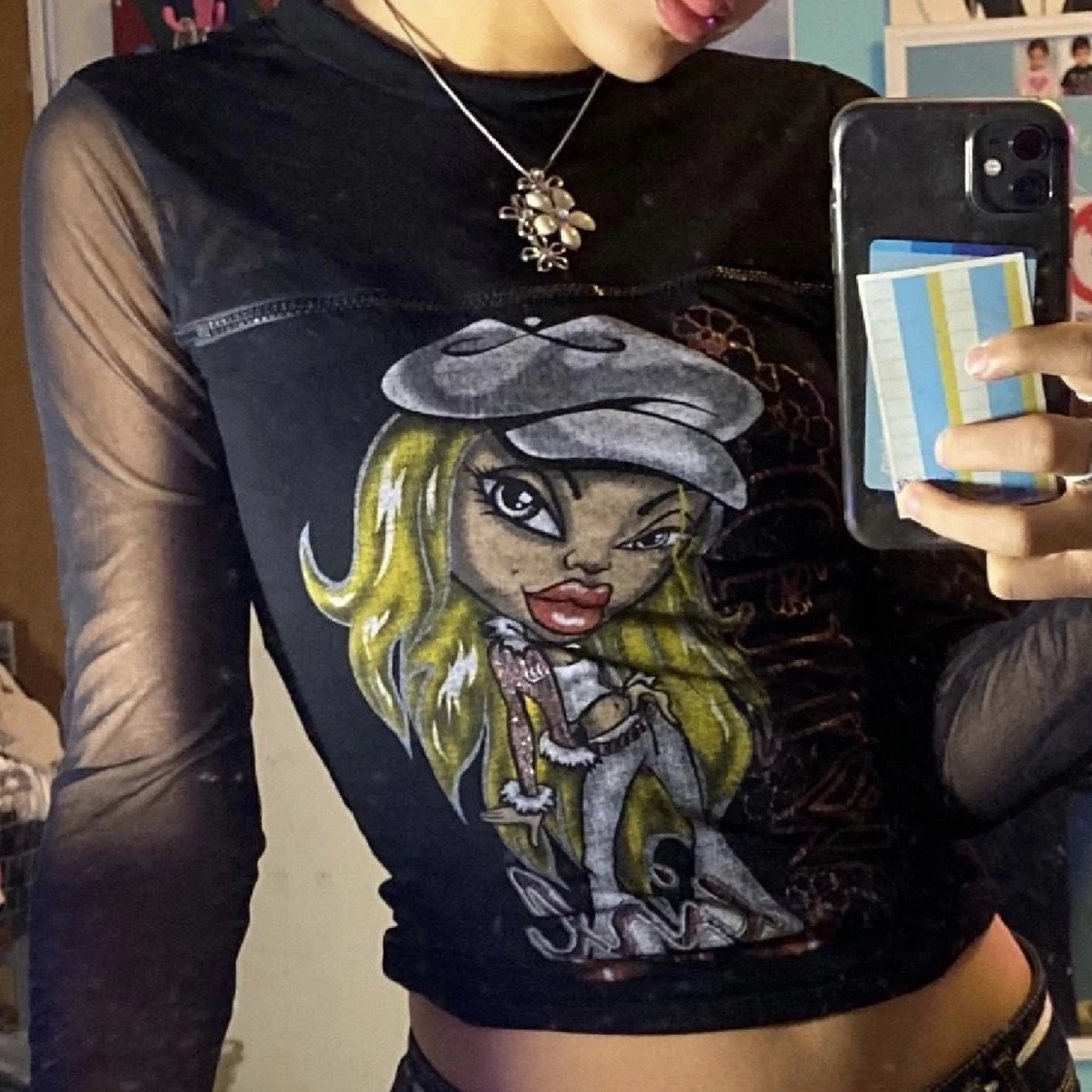 Y2k långärmad tröja - 91