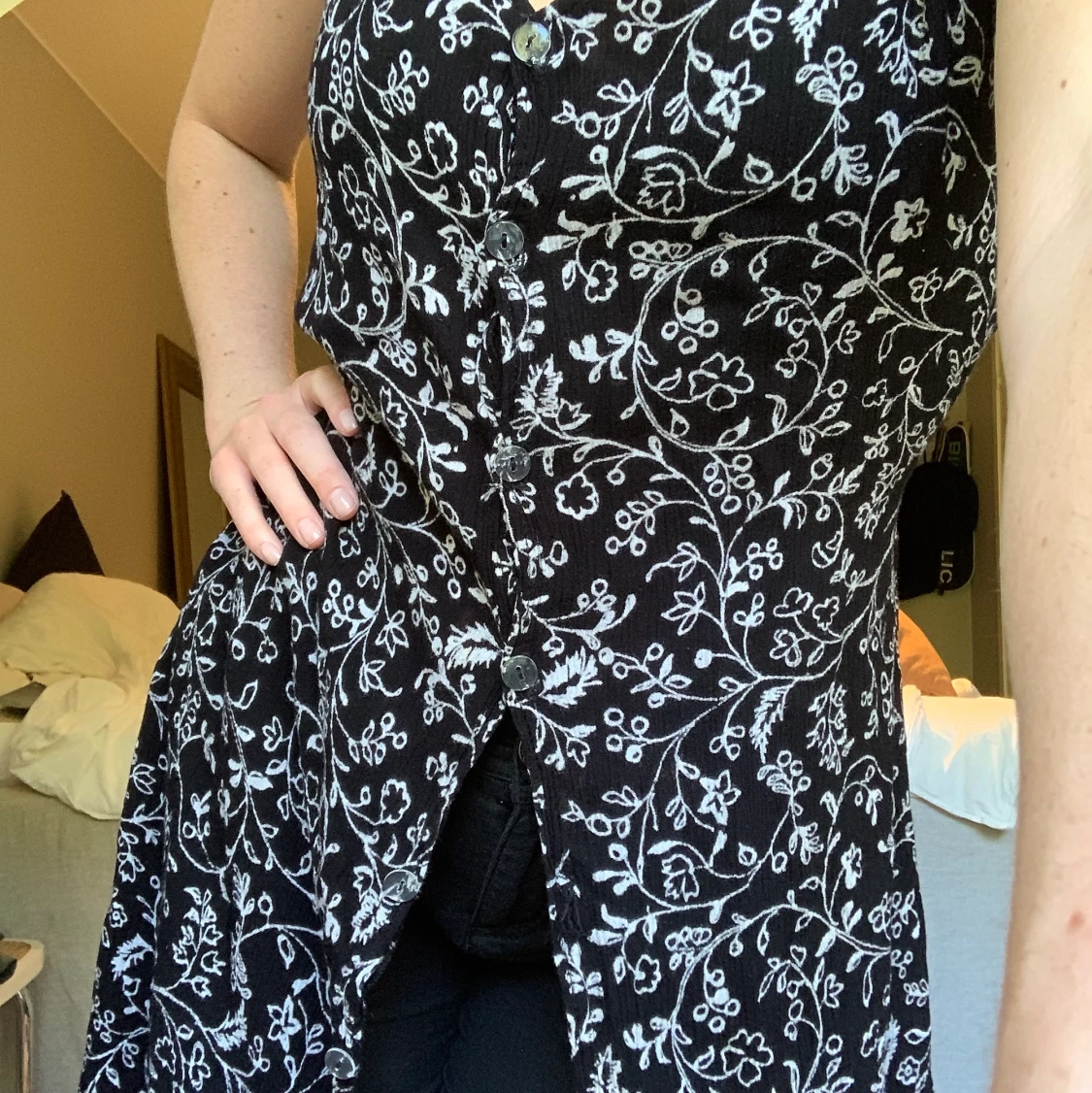 Svartvit klänning/topp 