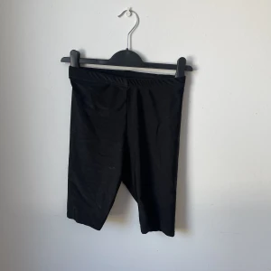 cykelbyxor  - bekväma cykelbyxor! Lite glansigt material så de skimrar lite diskret och snyggt! Men de är sköna att bära!