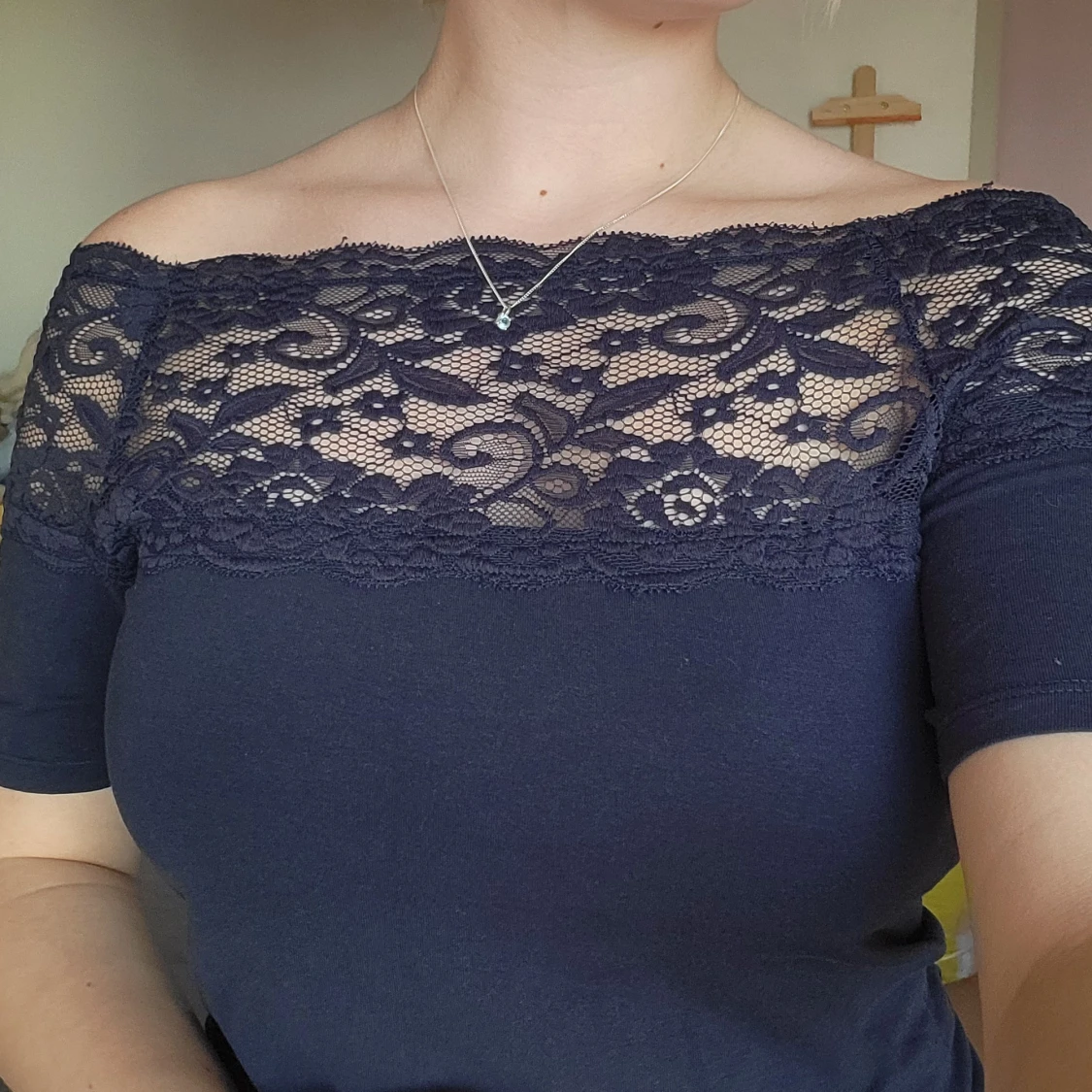 Off-shoulder topp  - 91