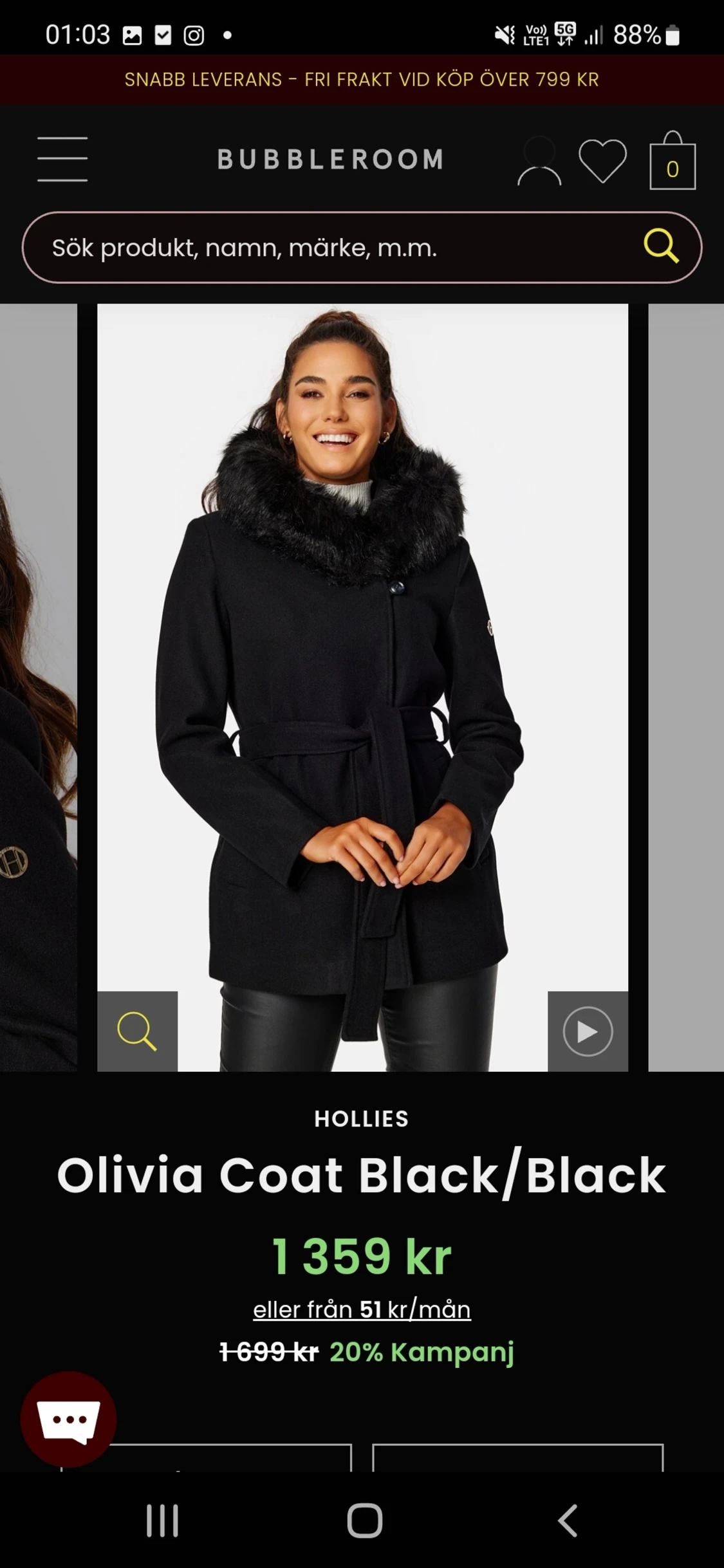 Hollies Olivia coat - 90