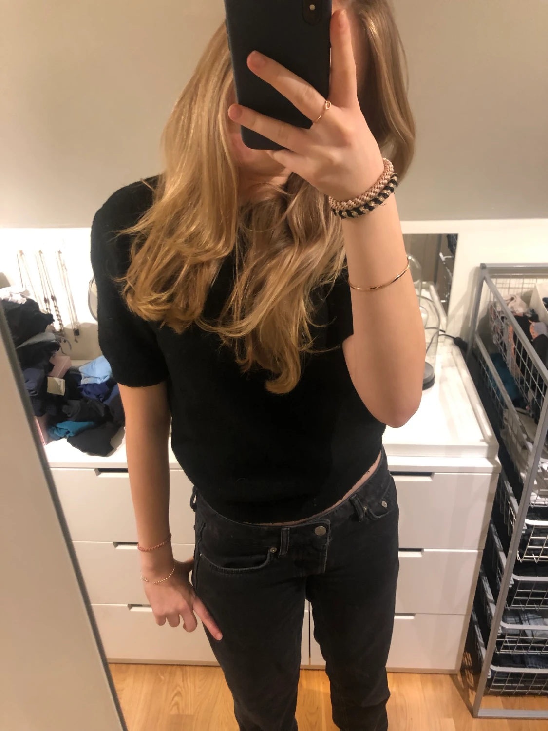 Stickad t shirt - 90