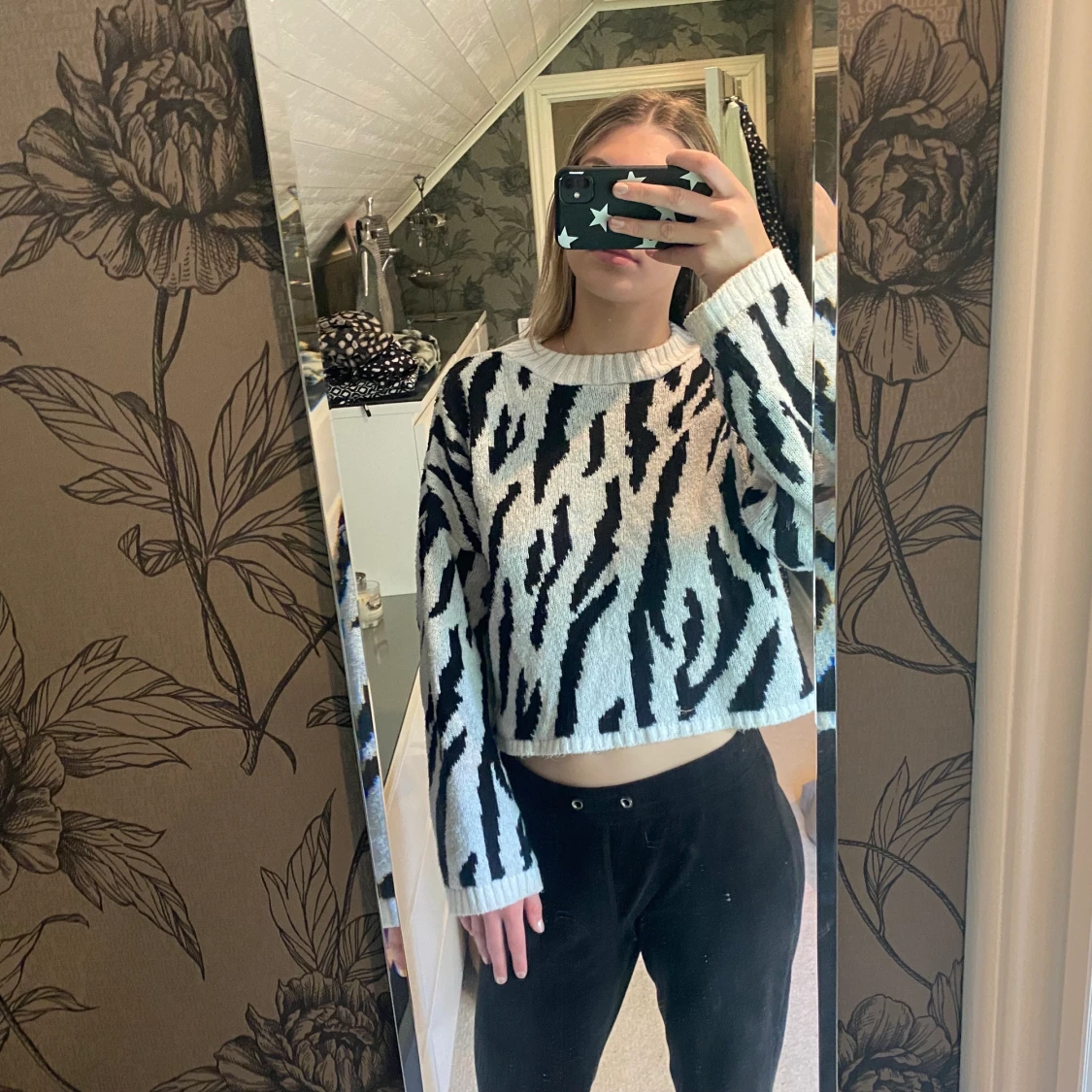 stickad tröja  - 90