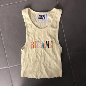 Linne - Gult linne från reclaimed vintage