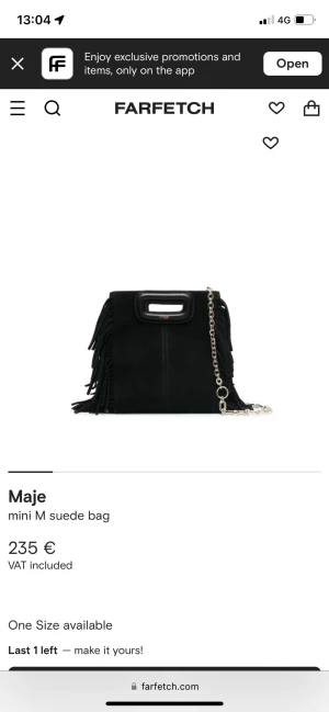 Maje väska  - Säljer min Maje väska 💞 Min favorit väska men vill köpa en annan så säljer den för de💞