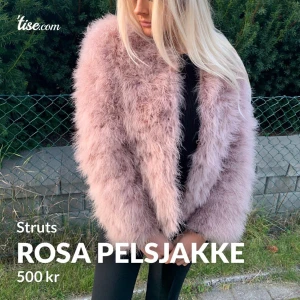 Rosa pälsjacka från WOS - Rosa pälsjacka från WOS, endast använd vid fåtal tillfällen. Köptes för strax över 1000-lappen, säljs för 300 kr.