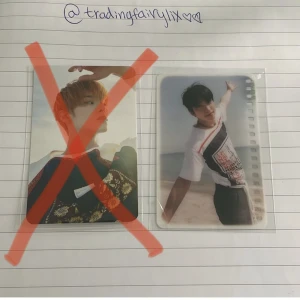 Tbz pcs - Joyeon och Sangyeon pcs från Be aware albumet. Minst skick. 25kr styck+ 13kr frakt