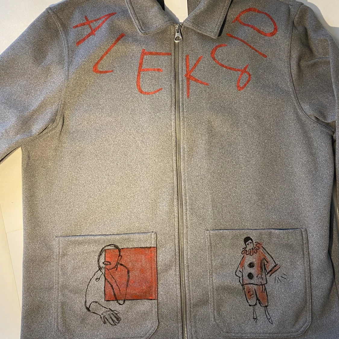 Handmålad jacka av Aleksio Feli - 90