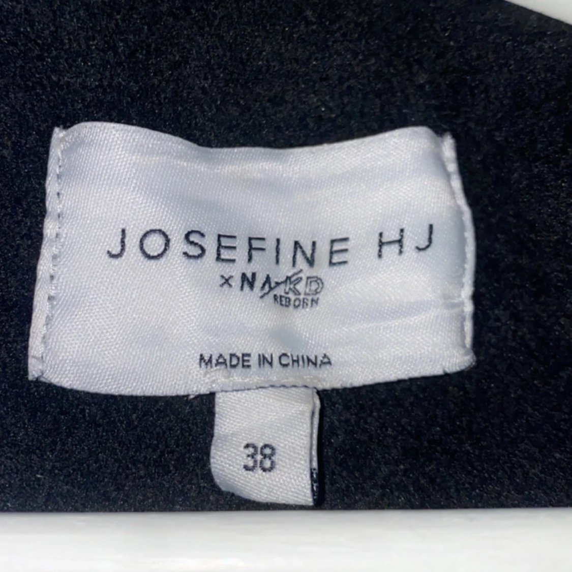 Svart rak kavaj - 90