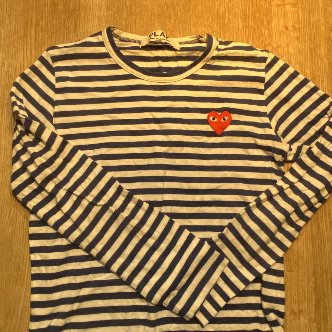 COMME des GARÇONS Long Sleev Navy/White