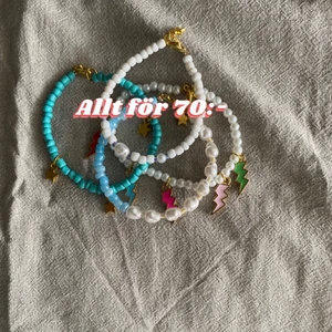 Armband 4 pack  - Hej nu kör vi pack pris igen passa på !! Skynda er först till kvarn !! Här får får ni 4st armband för 70:- plus en överraskning!!! Frakt bevis är något man självklart får frakt 15:-  kollar ni bild två kan ni se vad dom kostar st ! 💗💗💗 man får välja mått själv så det passar din handled såklart ! 