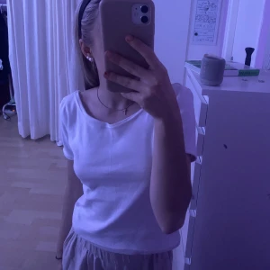 Populär tröja  - Säljer min vita populära tröja som är öppen i ryggen, men tjockare material så man inte behöver ha bh 💓💓 pris kan diskuteras 