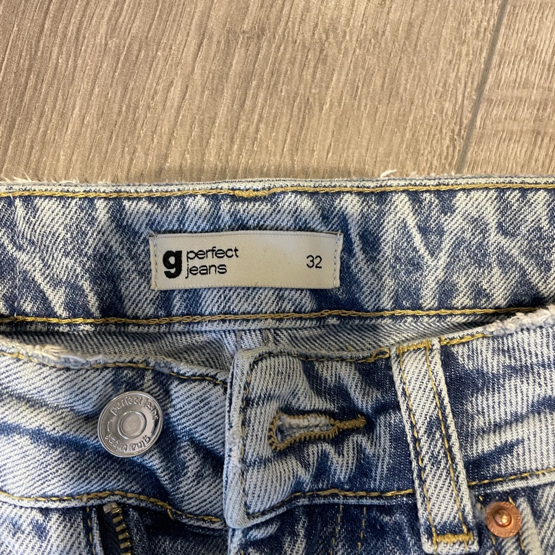Ljus blå jeans bootcut  - 90
