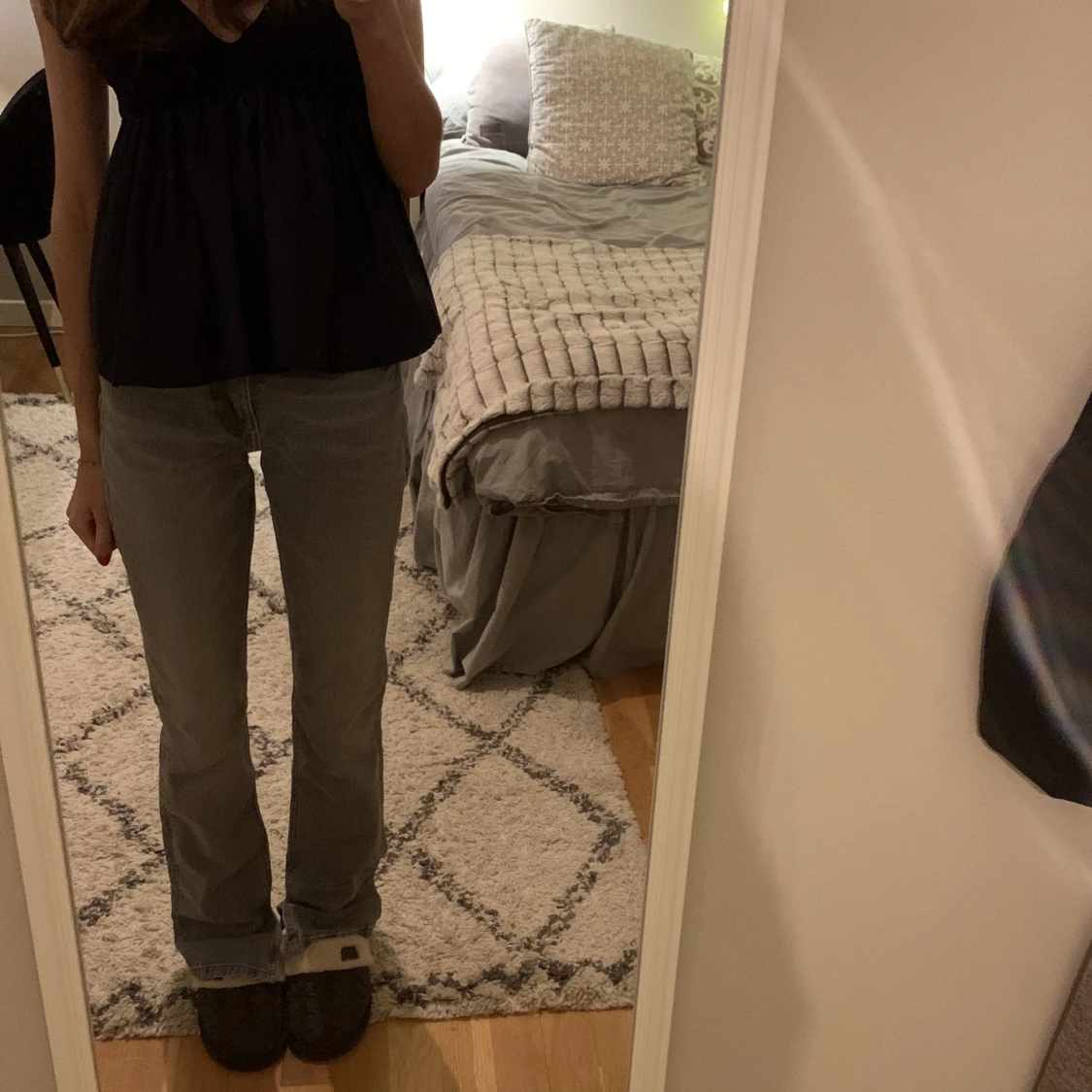 Ljusgråa jeans - 91