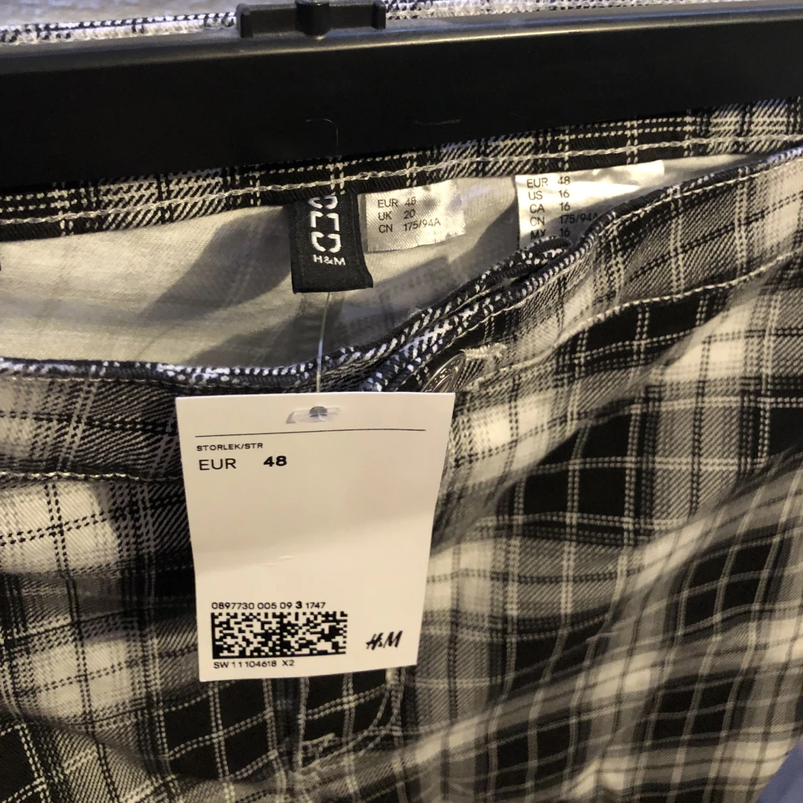 Rutiga kostymbyxor  - 91