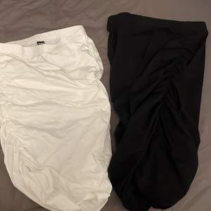 Kjolarna är strl s och är aldrig använda, bra material. Den svarta och vita ser exakt likadana ut Köparen betalar frakt (29kr)