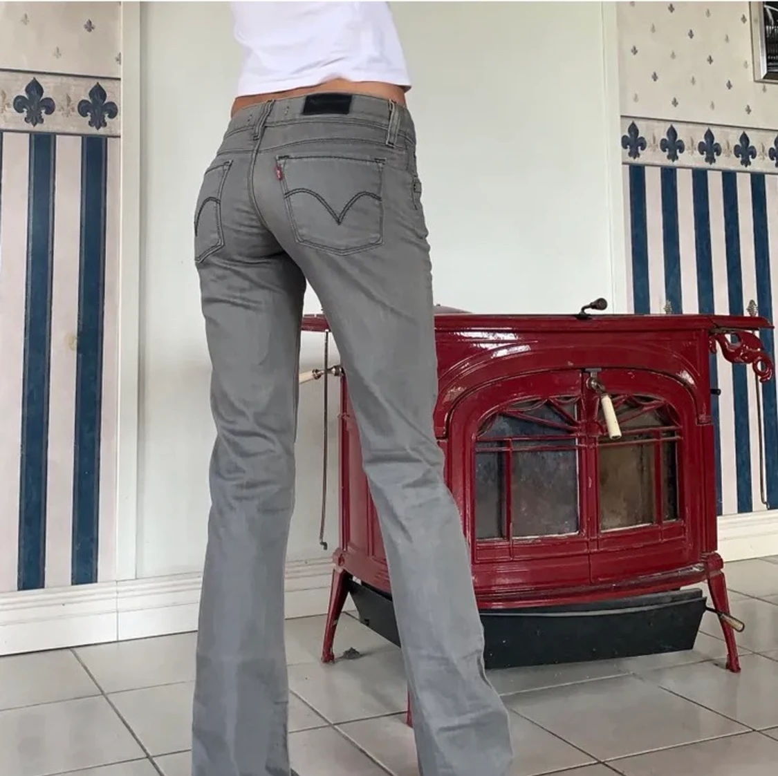 Lågmidjade Levis jeans bootcut