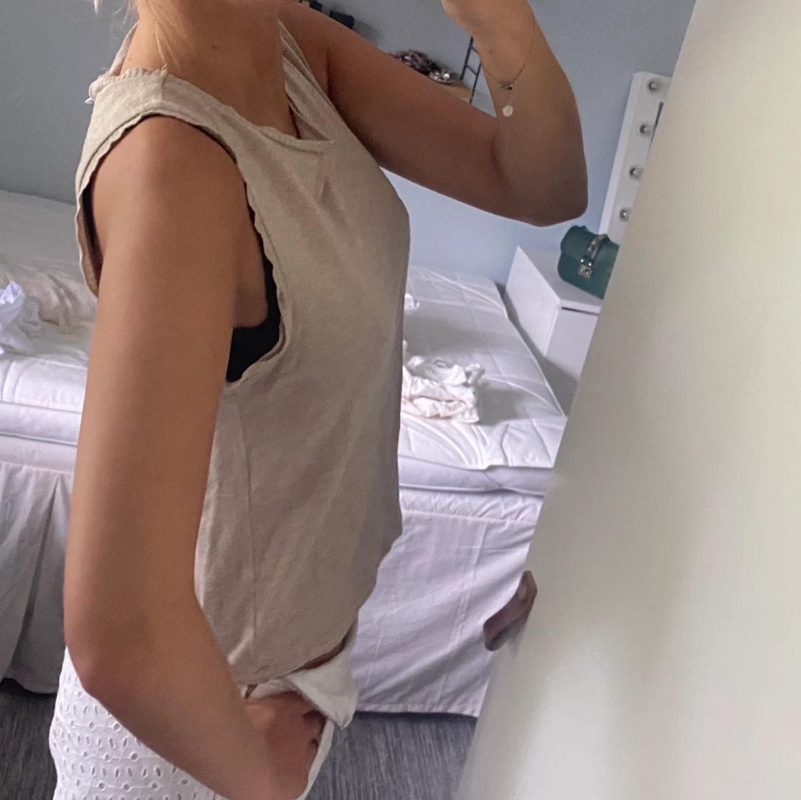 Stickat linne från zara  - 90