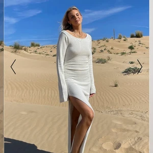 Vacker klänning  - Säljer denna super vackra natur vita klänningen från Lojsan WallinXNakd. Den är i perfekt skick, helt ny med prislapp kvar. Den är helt slutsåld på hemsidan. Stl L-XL men sitter bra på mig som har M. Originalpris:699 kr. Hör av dig vid frågor!🌸 Kram!!