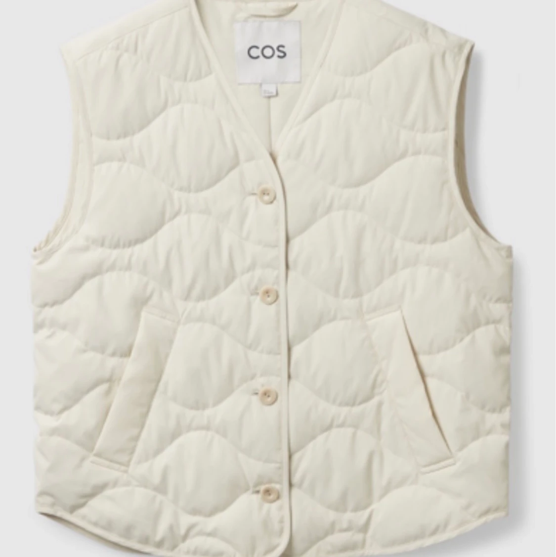 Quiltad väst cos