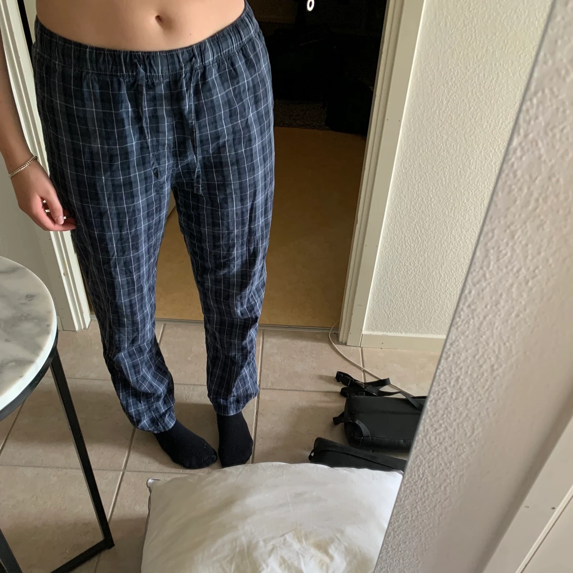 Ett par pyjamasbyxor 