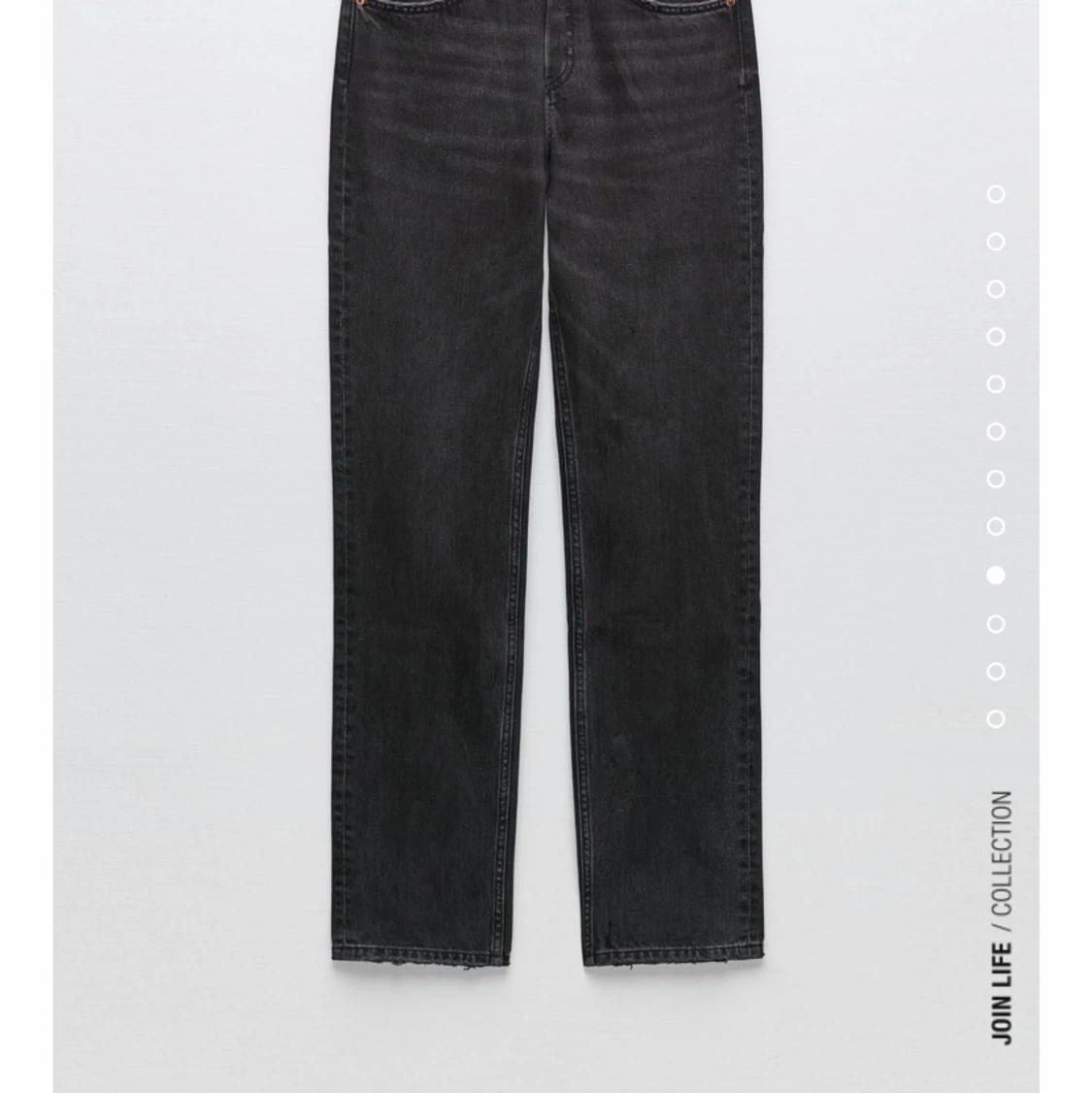 Zara mid straight jeans 