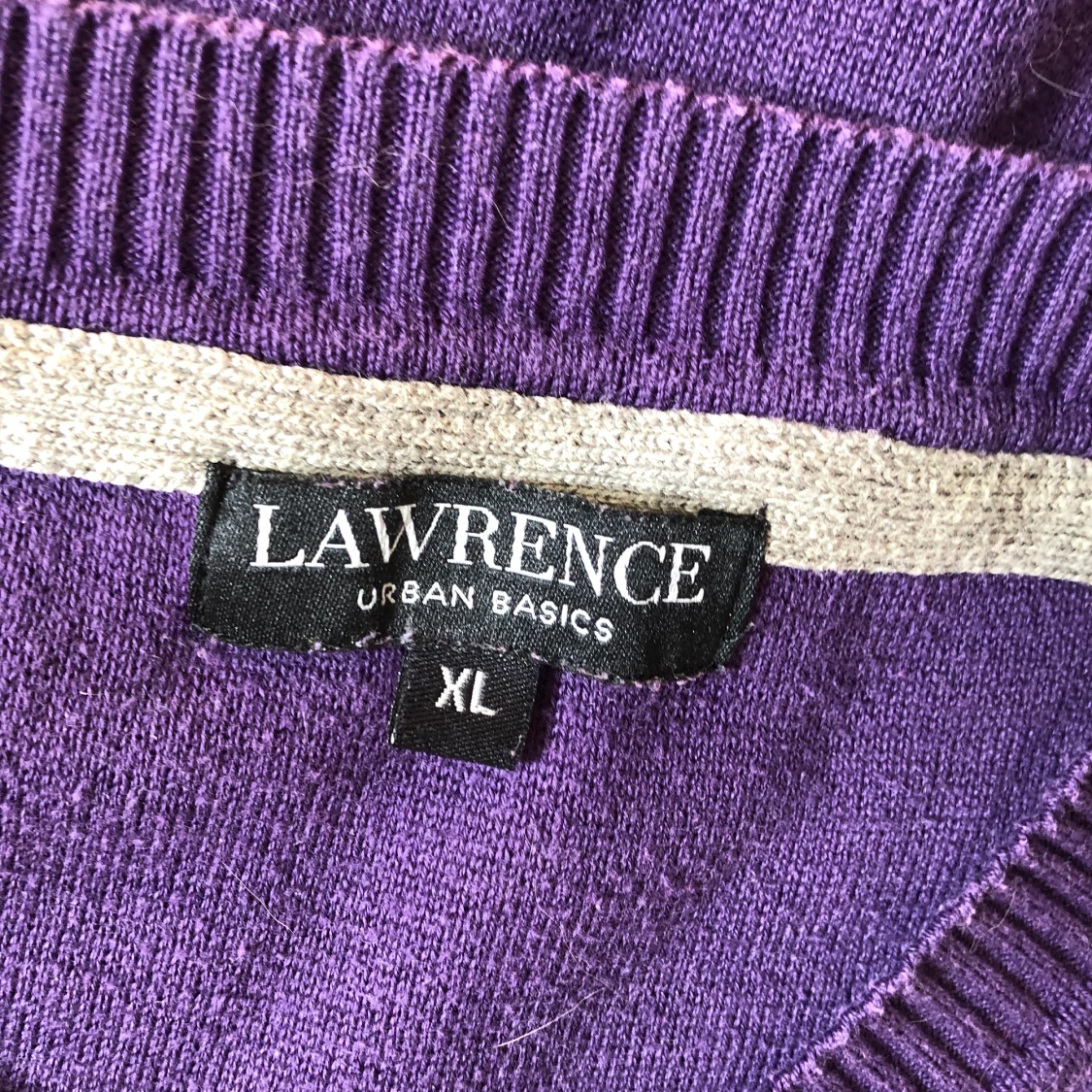 Lila oversized stickad tröja - 90