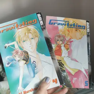 Den nostalgiska Gravitation mangan Vol 4 & 5 säljer jag nu 😍 jätte bra skick och är på engelska 40 kr /st