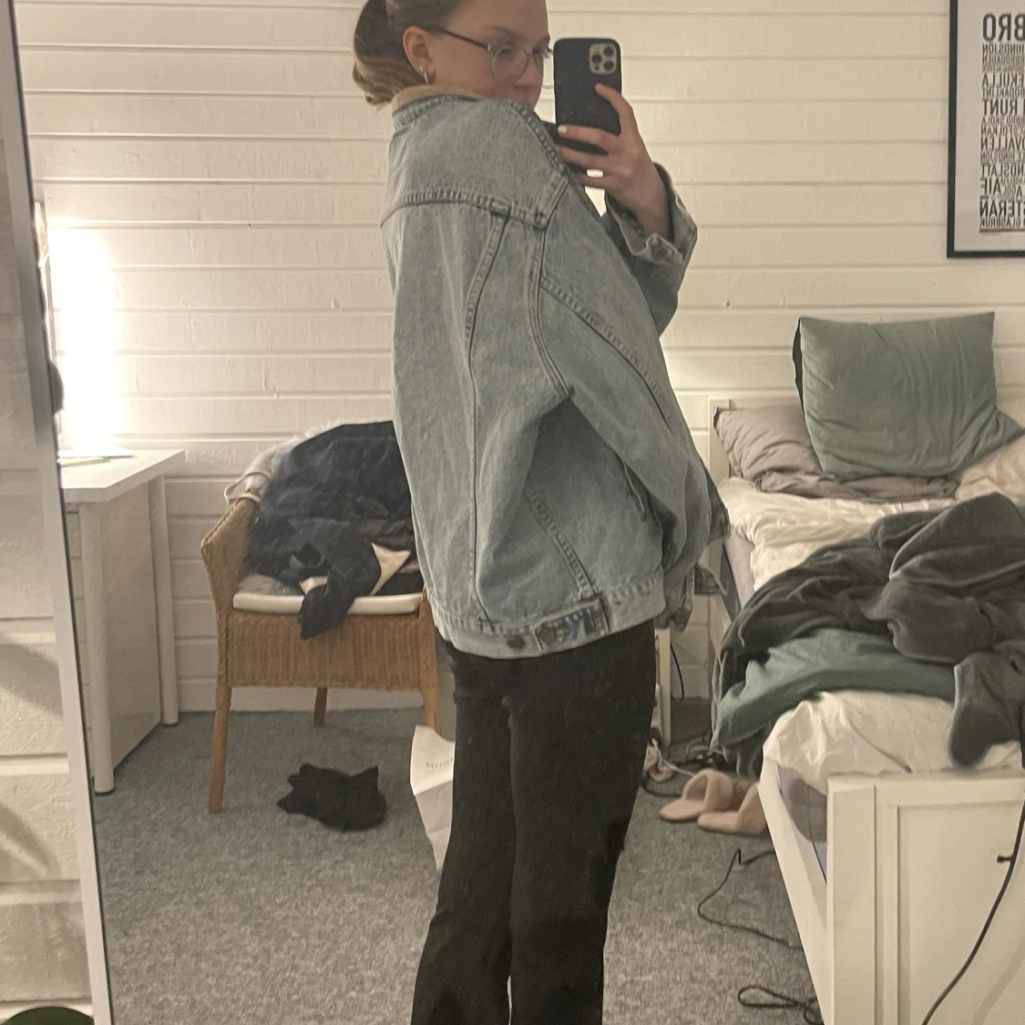 Oversize jeansjacka - 90